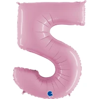 1207-3332 Г ЦИФРА 5  40" Пастель Pink