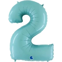 1207-3338 Г ЦИФРА 2  40" Пастель Blue