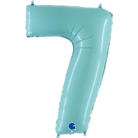 1207-3343 Г ЦИФРА 7  40" Пастель Blue