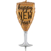 1207-3376 Б ФИГУРА HNY Бокал шампанского