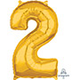 1207-3524 А ЦИФРА 2 26" Gold