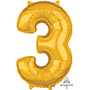 1207-3525 А ЦИФРА 3 26" Gold