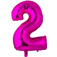 1207-3689 К ЦИФРА 2  26" Fuchsia