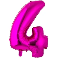 1207-3691 К ЦИФРА 4  26" Fuchsia
