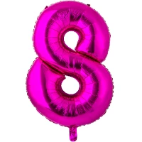1207-3695 К ЦИФРА 8  26" Fuchsia