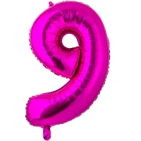 1207-3696 К ЦИФРА 9  26" Fuchsia