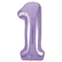 1207-3718 Р ЦИФРА 1  40" Пастель Lavender