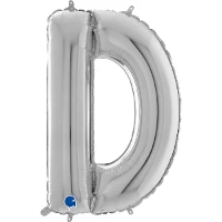 1207-3769 Г БУКВА D  26" Silver