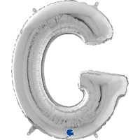 1207-3772 Г БУКВА G  26" Silver