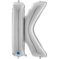 1207-3776 Г БУКВА К  26" Silver