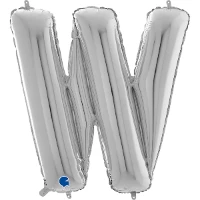 1207-3788 Г БУКВА W  26" Silver