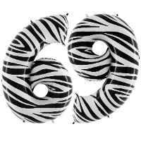 1207-3909 Г ЦИФРА 6/9  40" Zebra