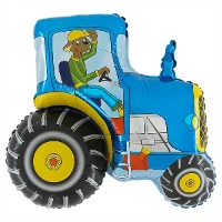 1207-4033 Г ФИГУРА Трактор синий