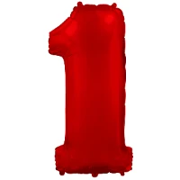 1207-4184 Ф ЦИФРА 1  40" Red