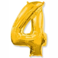 1207-4242 Ф ЦИФРА 4  32" Gold