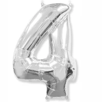 1207-4251 Ф ЦИФРА 4  32" Silver