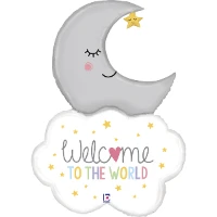 1207-4332 Б ФИГУРА WELCOME TO WORLD Месяц спящий
