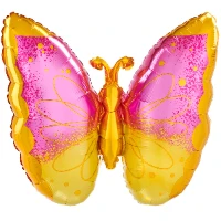 1207-4358 А ФИГУРА/P30 Бабочка PinkYellow