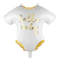 1207-4372 ПД ФИГУРА Боди HELLO BABY White