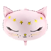 1207-4422 ПД ФИГУРА Кошка голова Pink
