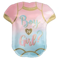 1207-4507 А ФИГУРА/P35 Боди Boy or Girl? роз-голуб