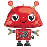 1207-4564 А ФИГУРА/P35 Робот влюбленный сердца Red