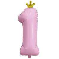 1207-4721 Р ЦИФРА 1  32" С короной Flamingo