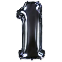 1207-4744 Ф ЦИФРА 1  40" Black