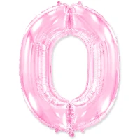 1207-4761 Ф ЦИФРА 0  40" Pink
