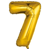 1207-4788 Р ЦИФРА 7  32" Металлик Gold