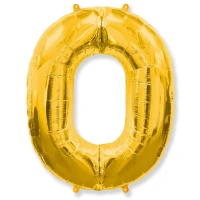 1207-4811 Ф ЦИФРА 0  40" Gold  без УП