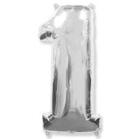 1207-4821 Ф ЦИФРА 1  40" Silver  без УП