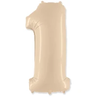 1207-4830 Ф ЦИФРА 1  40" Сатин Cream