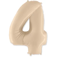 1207-4833 Ф ЦИФРА 4  40" Сатин Cream
