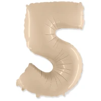 1207-4834 Ф ЦИФРА 5  40" Сатин Cream