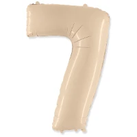 1207-4836 Ф ЦИФРА 7  40" Сатин Cream