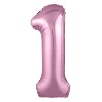 1207-4902 Р ЦИФРА 1  40" Металлик Flamingo