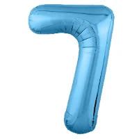 1207-4918 Р ЦИФРА 7  40" Металлик Cool Blue