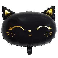 1207-4960 К ФИГУРА Кошка голова черная