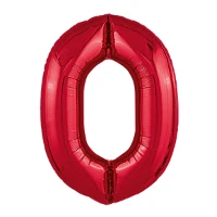 1207-5011 Р ЦИФРА 0  40" Металлик Red