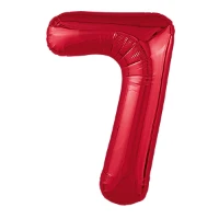 1207-5018 Р ЦИФРА 7  40" Металлик Red