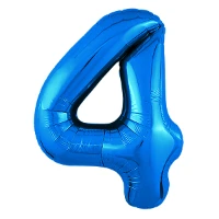 1207-5025 Р ЦИФРА 4  40" Металлик Blue