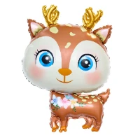 1207-5086 К ФИГУРА Олень милый коричневый