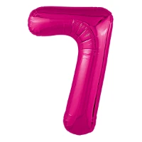 1207-5122 Р ЦИФРА 7  40" Металлик Fuchsia