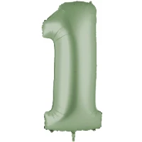 1207-5139 Г ЦИФРА 1  40" Сатин Olive Green