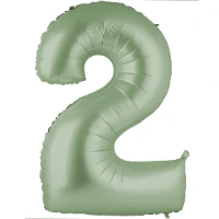 1207-5140 Г ЦИФРА 2  40" Сатин Olive Green