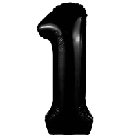 1207-5190 Р ЦИФРА 1  40" Пастель Black