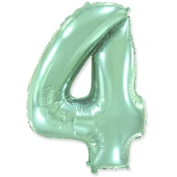 1207-5317 Ф ЦИФРА 4  40" Пастель Mint