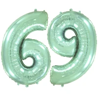 1207-5319 Ф ЦИФРА 6/9  40" Пастель Mint