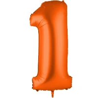 1207-5382 Г ЦИФРА 1  40" Пастель Orange